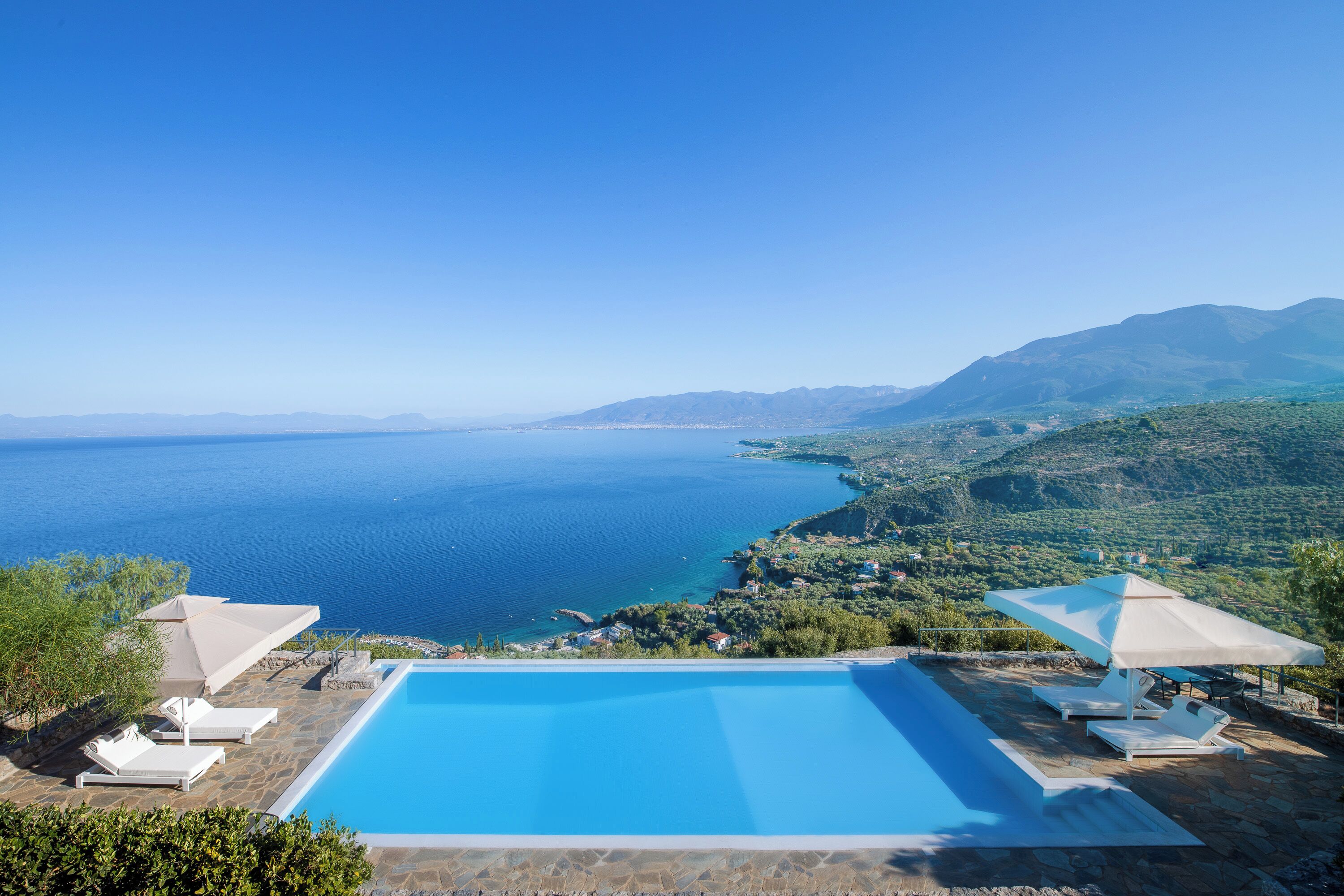 奢华别墅, 私人游泳池, 海景 (Searocks) | 埃及棉床单、高档床上用品、加厚床垫、客房内保险箱