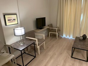 Apartment, 1 Bedroom | Living area | Flat-screen TV - Nautilus Tourist Apartments (Larnaca)