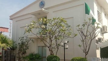 Façade de l’hébergement