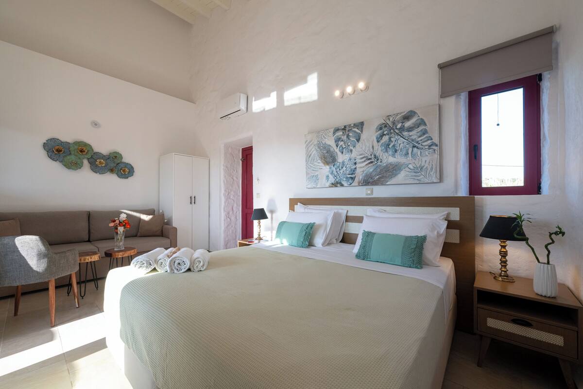 Double Superior Apartment | Skrivebord, barnesenger (inkludert), wi-fi (inkludert) og sengetøy