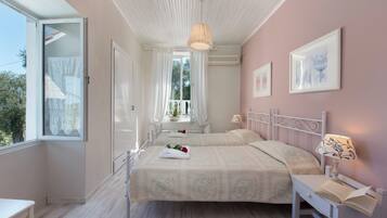 3 habitaciones, internet y ropa de cama