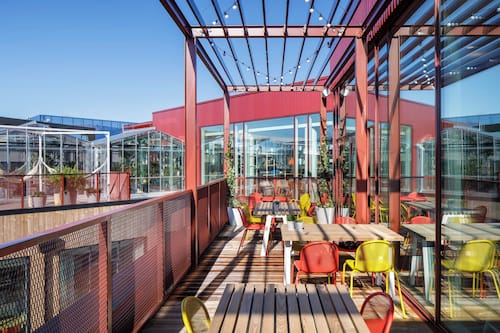 Terrasse sur le toit