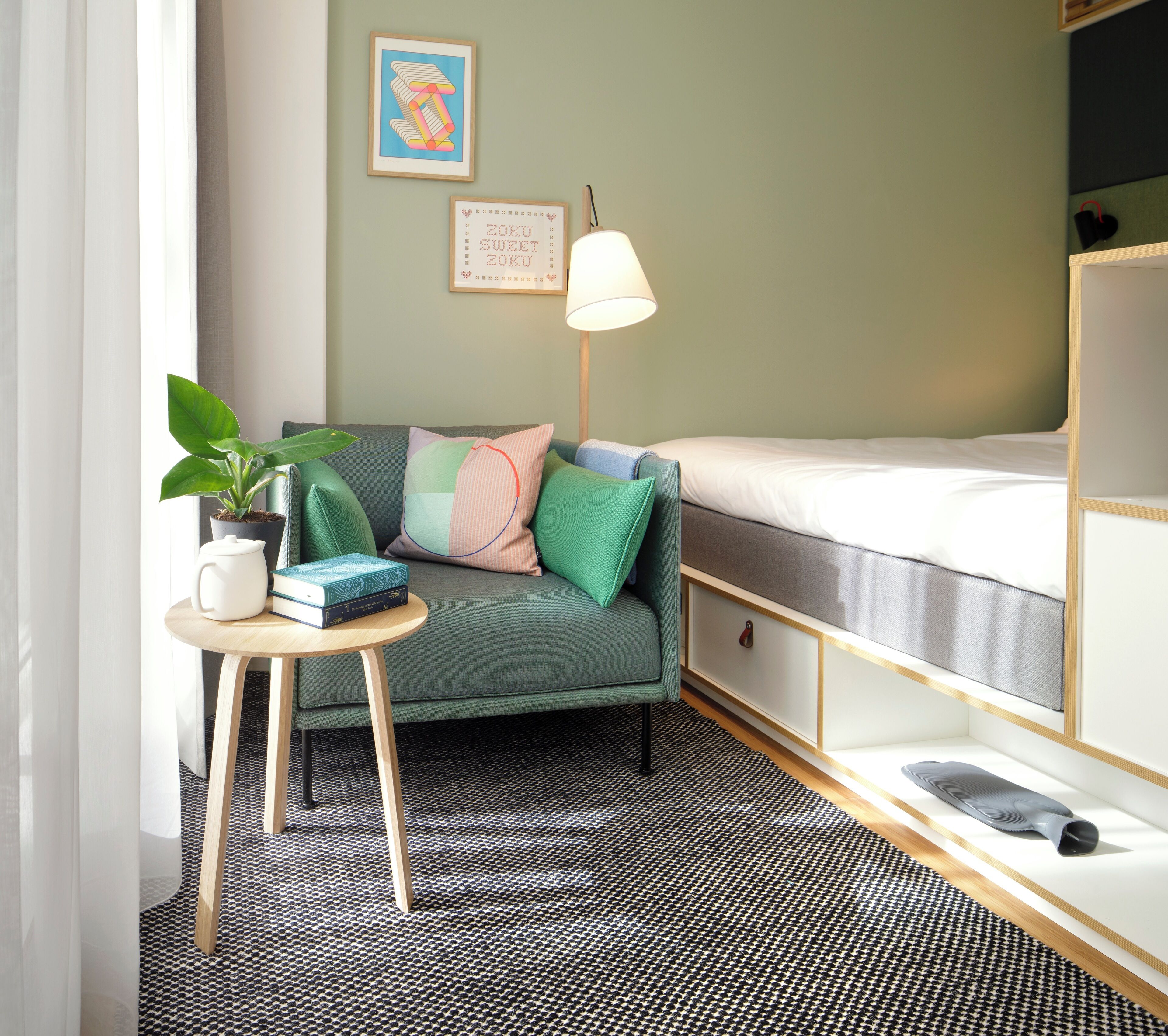 zoku room | 1 bedroom, premium bedding, in-room safe, desk