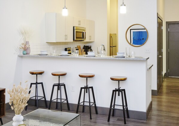 Leilighet, 3 soverom | Eget kjøkken | Kjøleskap, mikrobølgeovn, ovn og kokeplater