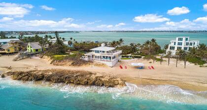 Avalon: 8BR/5BA Ocean-to-River Palace; Heated pool, hot tub, private dock, more!