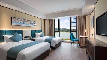 Room, 2 Double Beds, Smoking | In-room safe, free WiFi, bed sheets