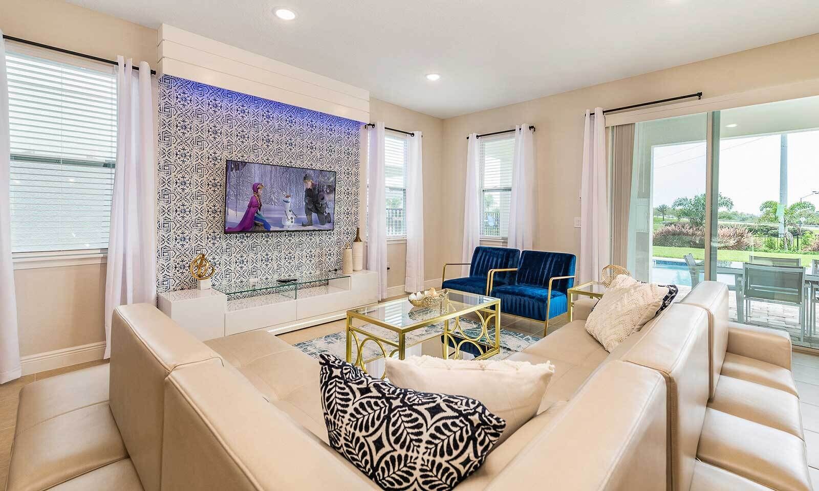 TV, video game console, ping pong