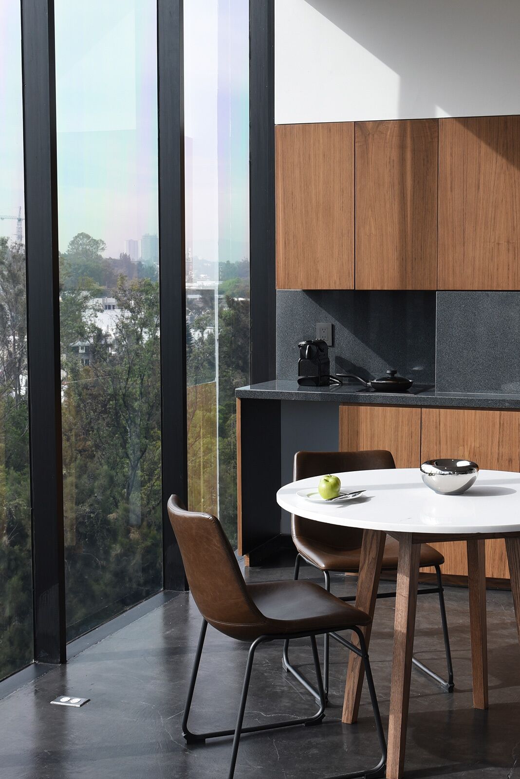 Suite estudio ejecutiva B | Private kitchen | Stovetop, dishwasher, cookware/dishes/utensils