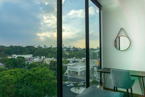 Suite estudio ejecutiva J | Vista del balcón