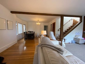 TV, fireplace, offices