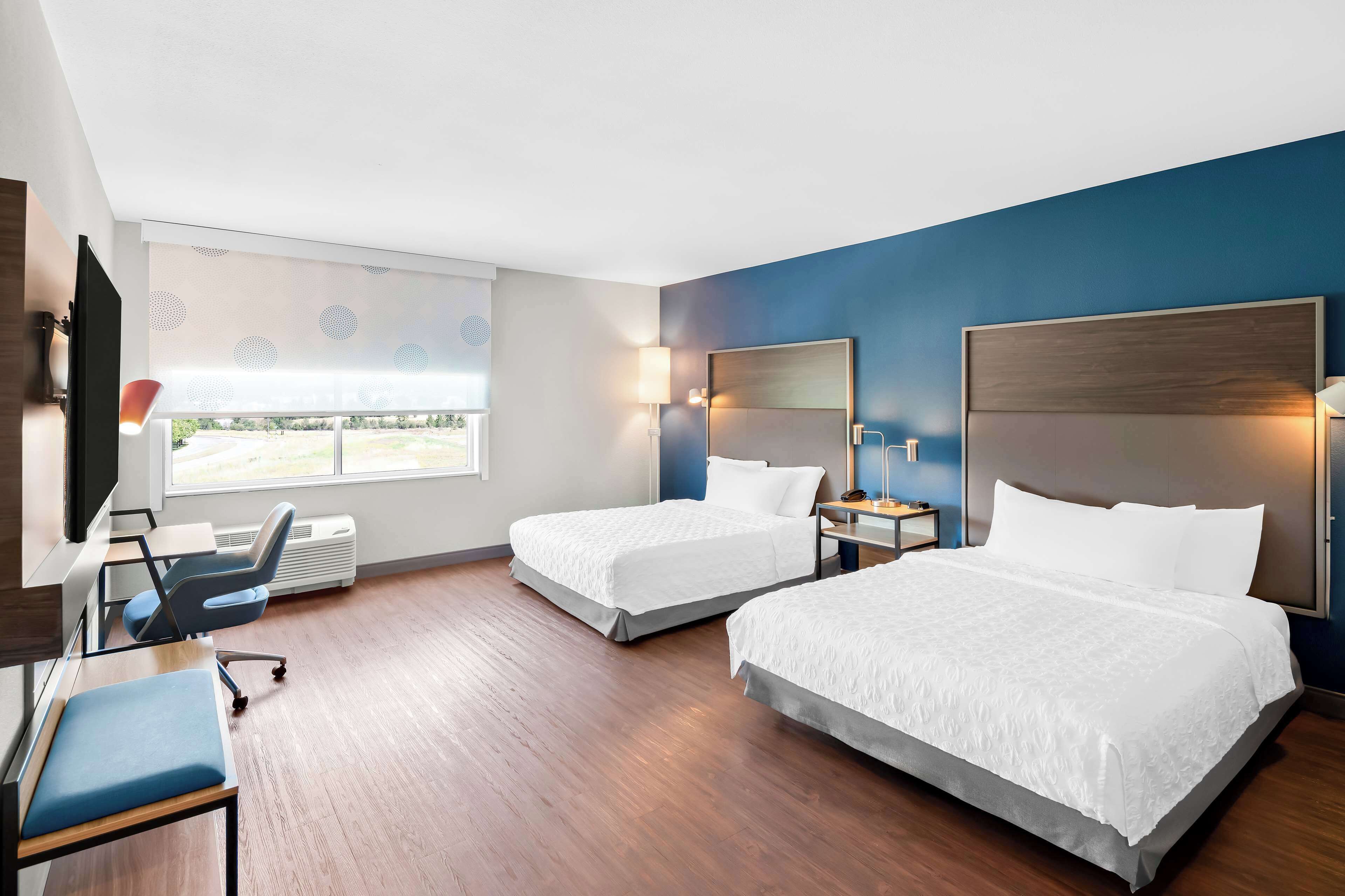 premium bedding, individually furnished, desk, laptop workspace