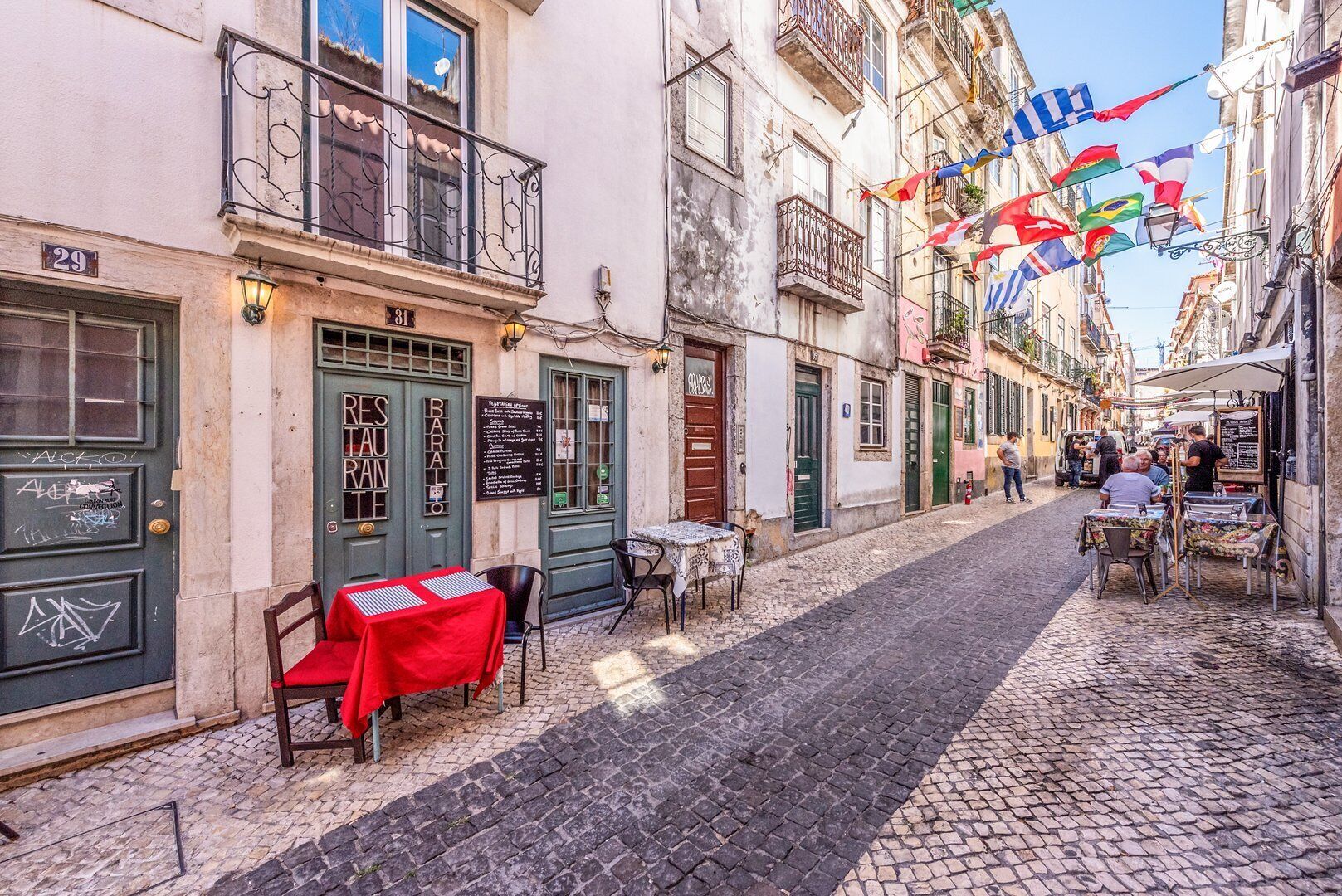 Udendørs spisemuligheder