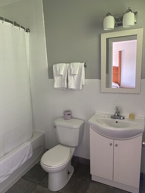 Towels, soap, shampoo, toilet paper - Studio 1 Motel (Cobourg)