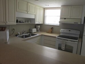 Fridge, microwave, oven, stovetop - Coquina B107 - Ground Floor End Unit and Steps to the Beach! (St. Augustine)