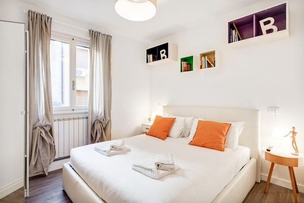 2 slaapkamers, een strijkplank/strijkijzer, wifi