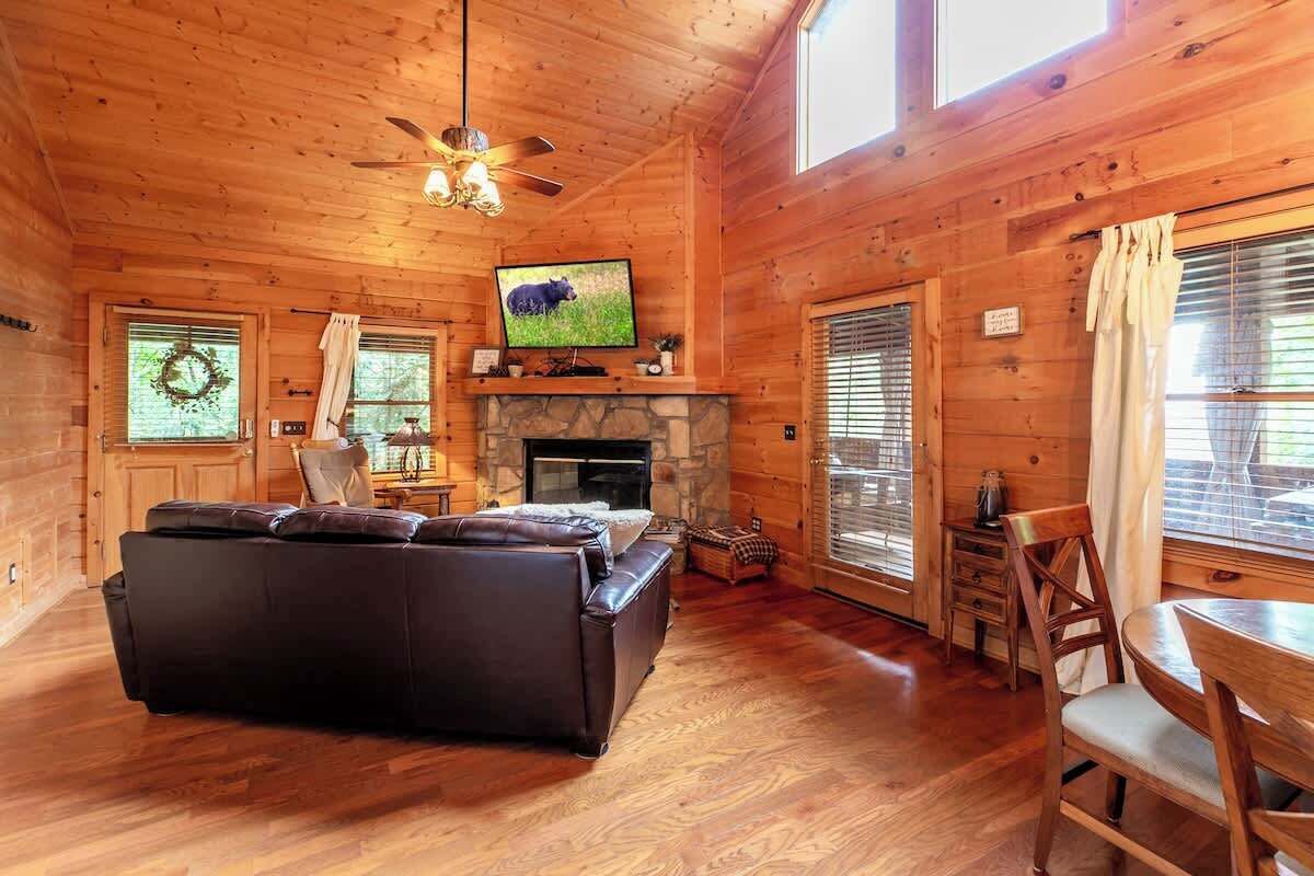 TV, fireplace, table football, streaming services