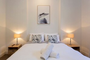 1 bedroom, iron/ironing board, travel crib, WiFi