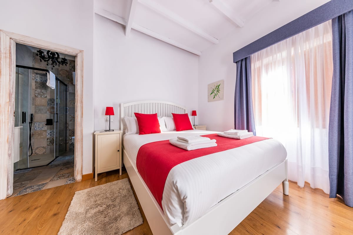 Camera doppia, vista giardino (Jazmín) | 1 camera, biancheria da letto di alta qualità, copriletto in piuma