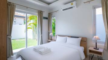 Biệt thự Deluxe | 3 phòng ngủ, bàn ủi/dụng cụ ủi quần áo