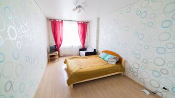 Apartment, 1 Schlafzimmer | 1 Schlafzimmer, Bügeleisen/Bügelbrett, kostenloses WLAN, Bettwäsche