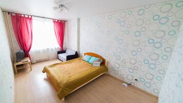 Apartment, 1 Schlafzimmer | Bügeleisen/Bügelbrett, kostenloses WLAN, Bettwäsche