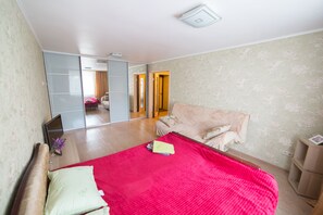 Apartment, 1 Bedroom | Iron/ironing board, free WiFi, bed sheets