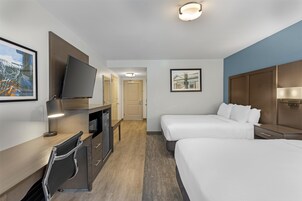 Standard Room, 2 Queen Beds, Non Smoking, Refrigerator & Microwave (Shower Only) | Premium bedding, pillowtop beds, in-room safe, desk