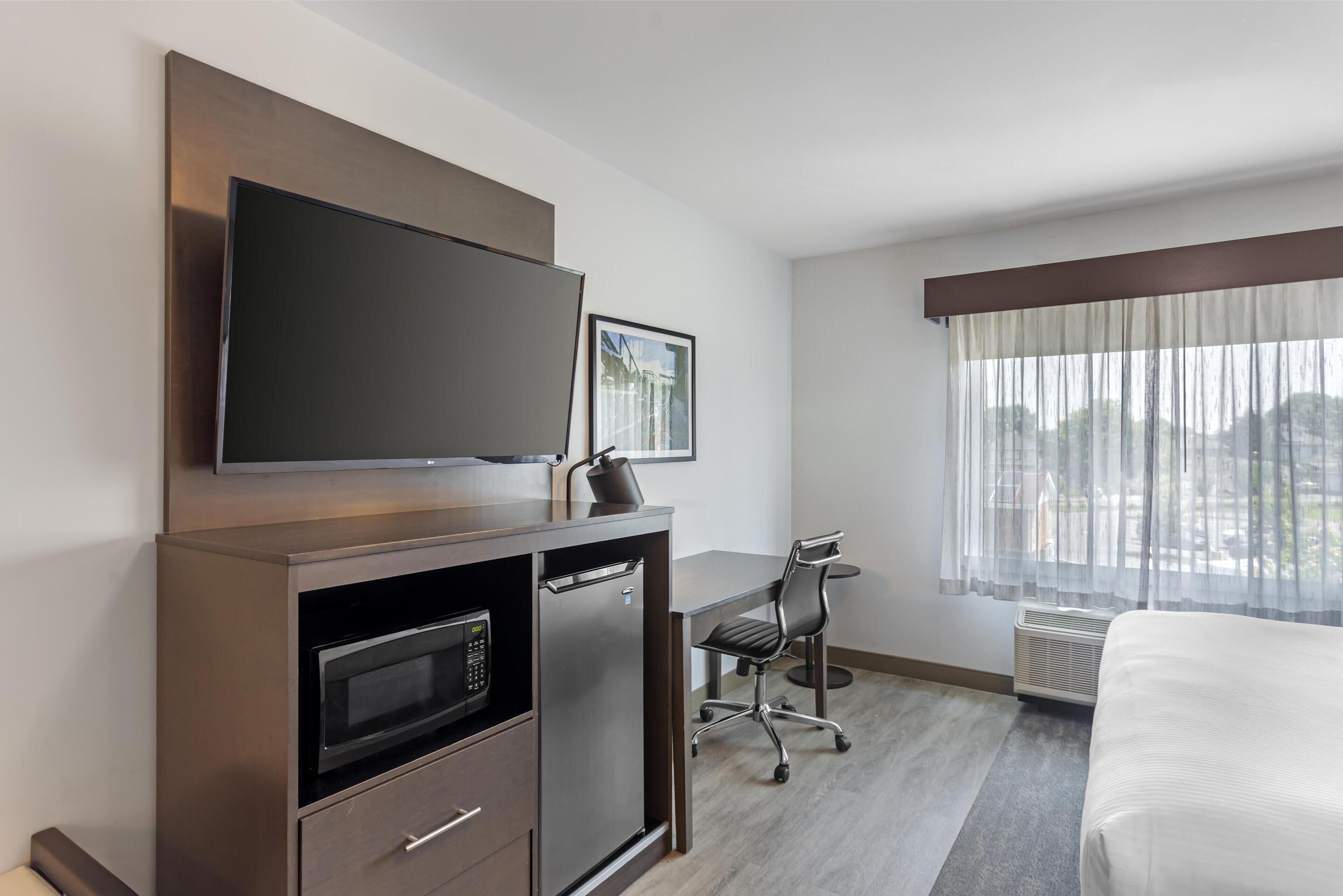 Standard Room, 1 King Bed, Non Smoking, Refrigerator & Microwave (with Sofabed) | Premium bedding, pillowtop beds, in-room safe, desk