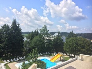 Indoor pool, outdoor pool, pool loungers - Ferienwohnung Hüttenzauber (Sankt Englmar)