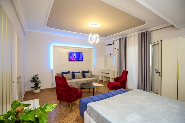 Deluxe Room | Premium bedding, desk, laptop workspace, soundproofing - Vila Stefa Vlore (Vlorë)