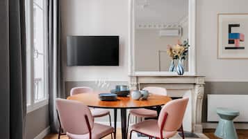 Apartment N°21 : 1-bedroom | Private kitchen | Fridge, microwave, stovetop, dishwasher
