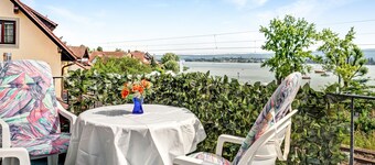 Apartamento céntrico "Reichenaublick" en el lago Constanza con vistas al lago y a la montaña