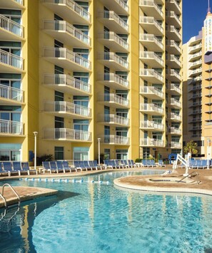 Indoor pool, outdoor pool