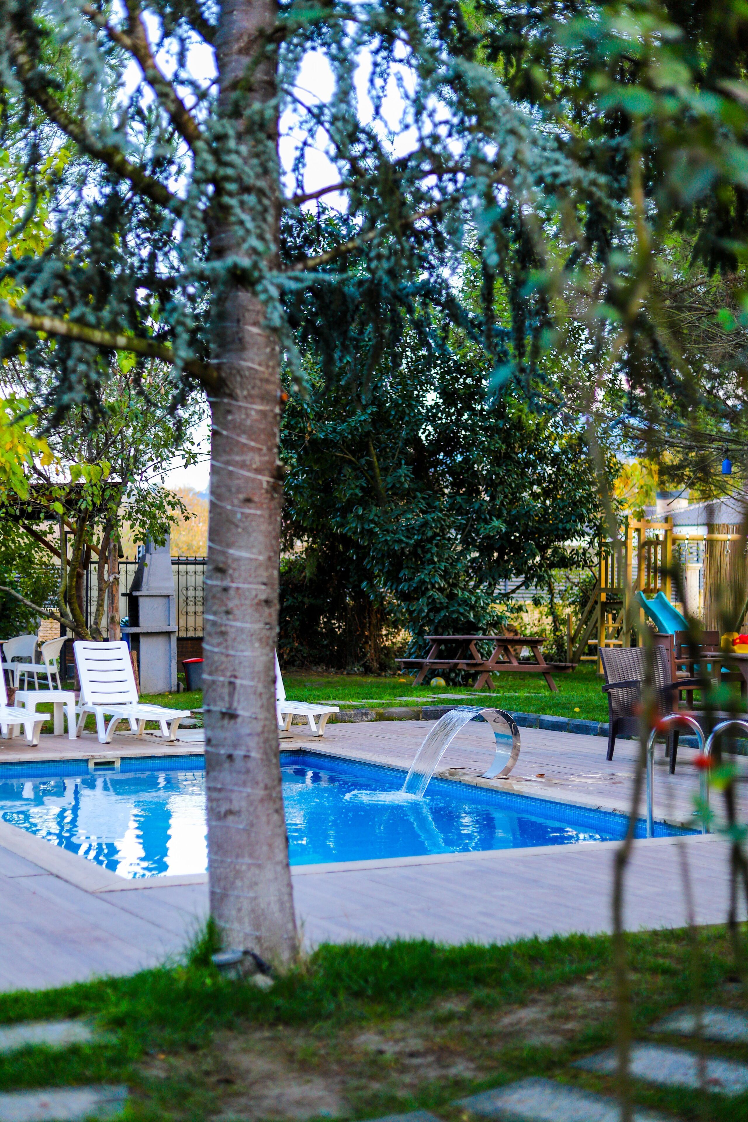 双人房, 阳台, 花园景观 | 笔记本电脑工作区、遮光窗帘、隔音、免费 WiFi