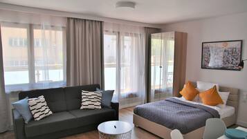 Suite Studio Confort | 1 chambre, literie de qualité supérieure