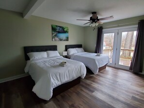 Design Cabin, 2 Bedrooms, Non Smoking, Lake View | Cadar katil