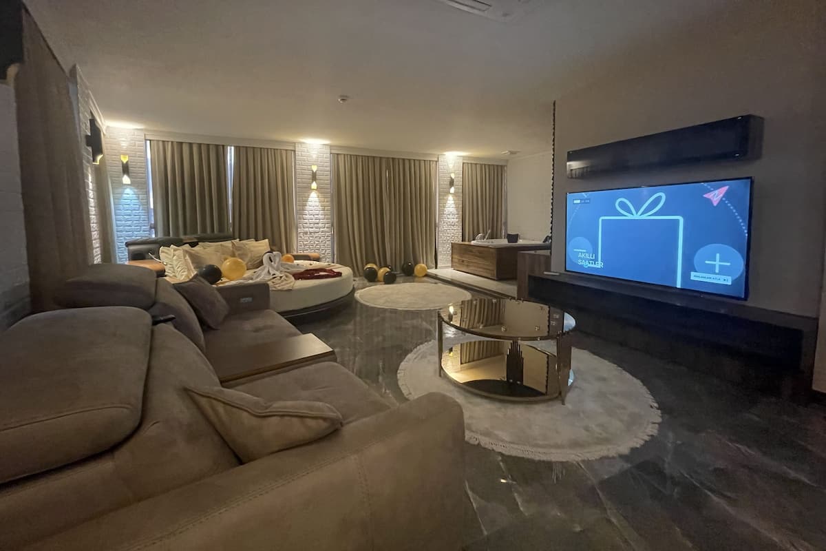 Studiosuite – president | Oppholdsområde | Peis og oppvarmet gulv