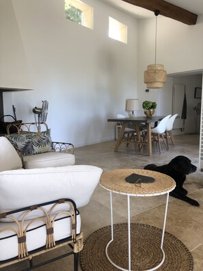 Dining - Secluded stone house in the middle of woods with stunning views (Seillans)