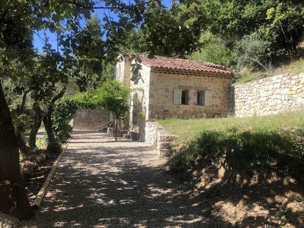 Exterior - Secluded stone house in the middle of woods with stunning views (Seillans)