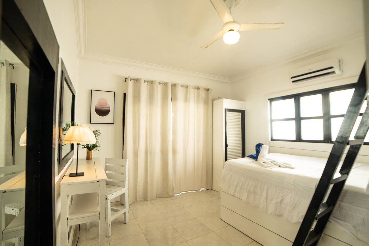 Pillow-top beds, individually furnished, desk, laptop workspace