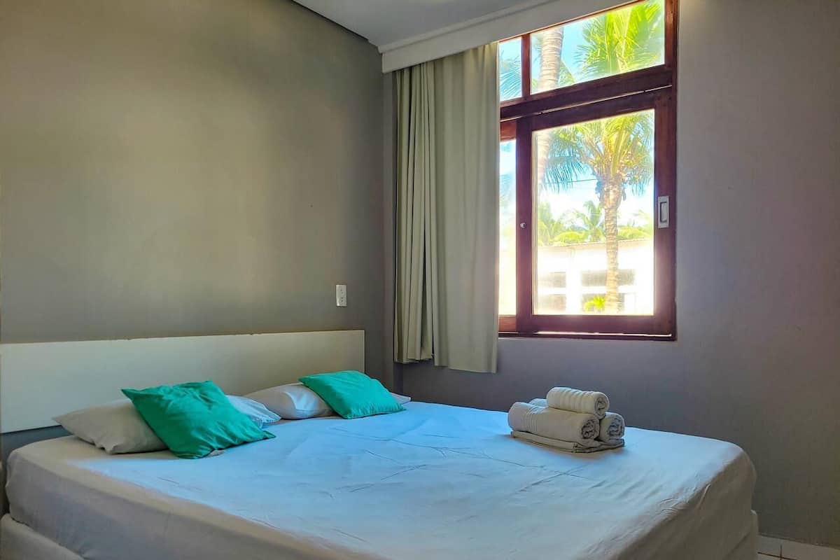 Blackout curtains, bed sheets