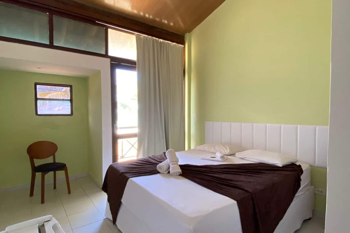 Suíte Superior Vista Mar | Blackout curtains, bed sheets