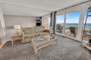 TV, DVD player, stereo