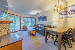 TV, fireplace, DVD player