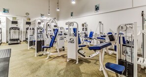 Fitness facility - CP 414 Garden View Condo. Paradise Vacation Rental in Ocean Village (Fort Pierce)