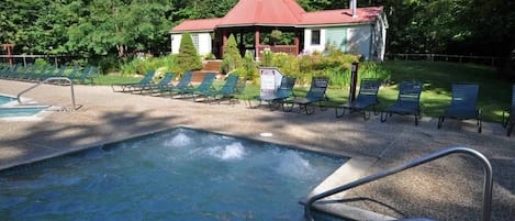 Indoor pool, outdoor pool