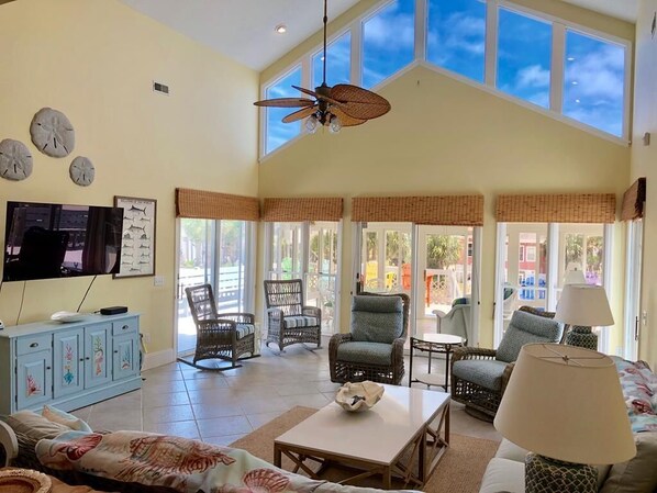 House, Multiple Beds (A Shore Investment) | Living room