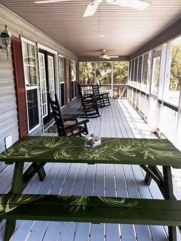 House, Multiple Beds (Swamp Fox) | Balcony - Swamp Fox (Edisto Island)