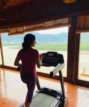 Fitness facility - HOLYWATER Hotel by Ganga Kinare (150 mts from Ganga Ghat) (Rishikesh)