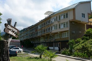 Majoituspaikan julkisivu